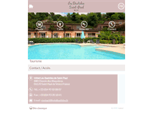 Tablet Screenshot of hotelbastides.fr